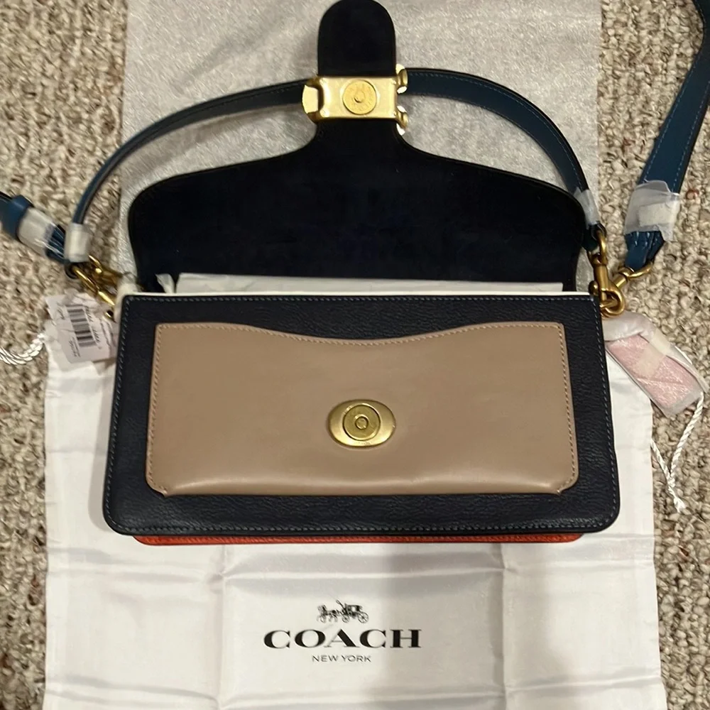 Coach Tabby Shoulder Bag 26 In Colorblock 76105 - Picture 5 of 13